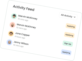 Activity feed
